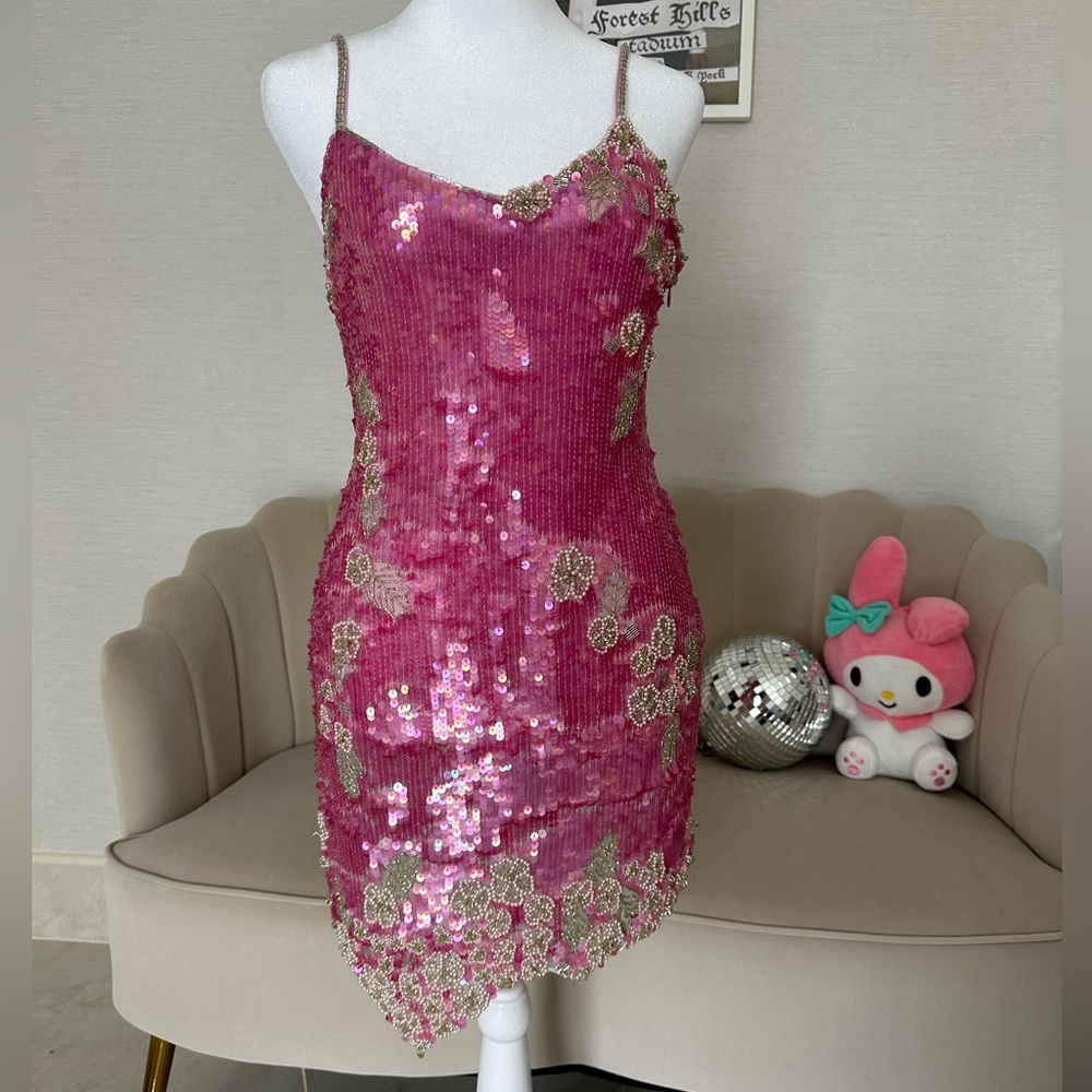 Brand New With Tags: Loveshack Fancy Meline PINK Dress 🌸🩷